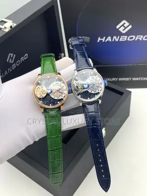 Hanboro Authentic Quality Luxury Men Automatic Engine Wristwatch