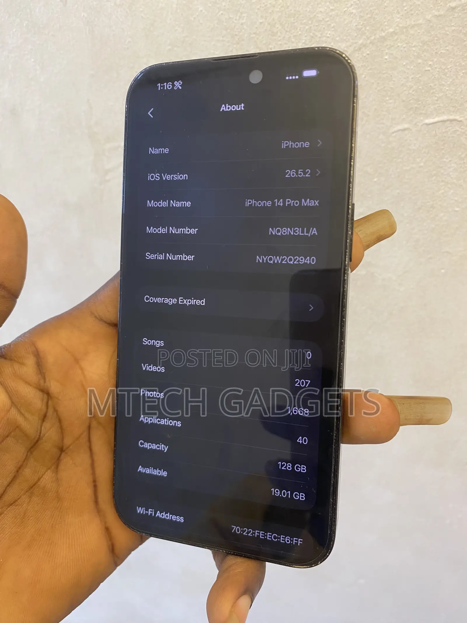 Apple iPhone 14 Pro Max 128 GB Black