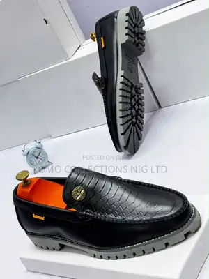 Timberland Men’s Luxury Textured Leather Shoes – Fully Boxed