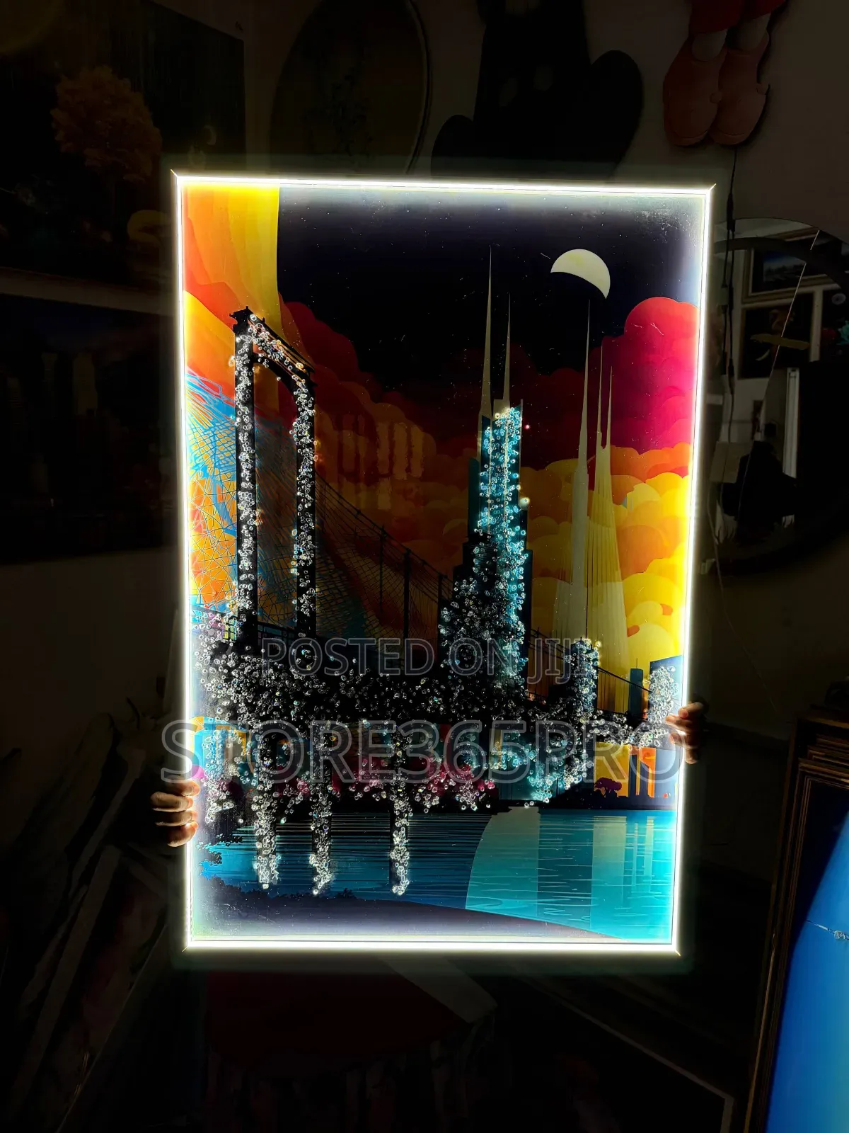 Stoned Art Frame (WITH LED LIGHT)