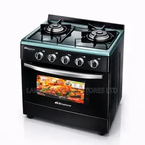 Binatone Compact 4-Burner Gas Cooker With Oven