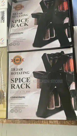 18 Jar Rotating Spices Rack