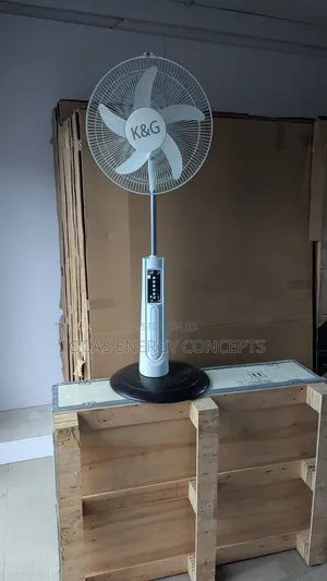 22w AC Dc Rechargeable Solar Fan