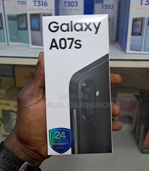 New Samsung Galaxy A07s 64 GB Black