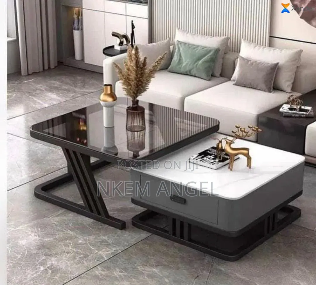 Glass and Marble Table