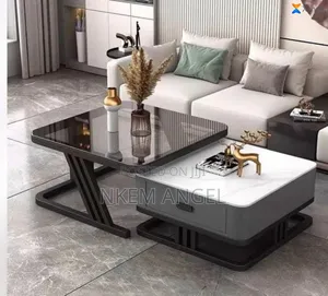 Glass and Marble Table