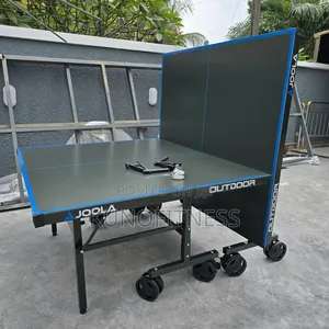 Full-Size Outdoor Foldable Table Tennis Table Big Wheels