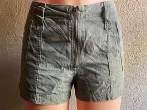 High-Waisted Utility Shorts.
