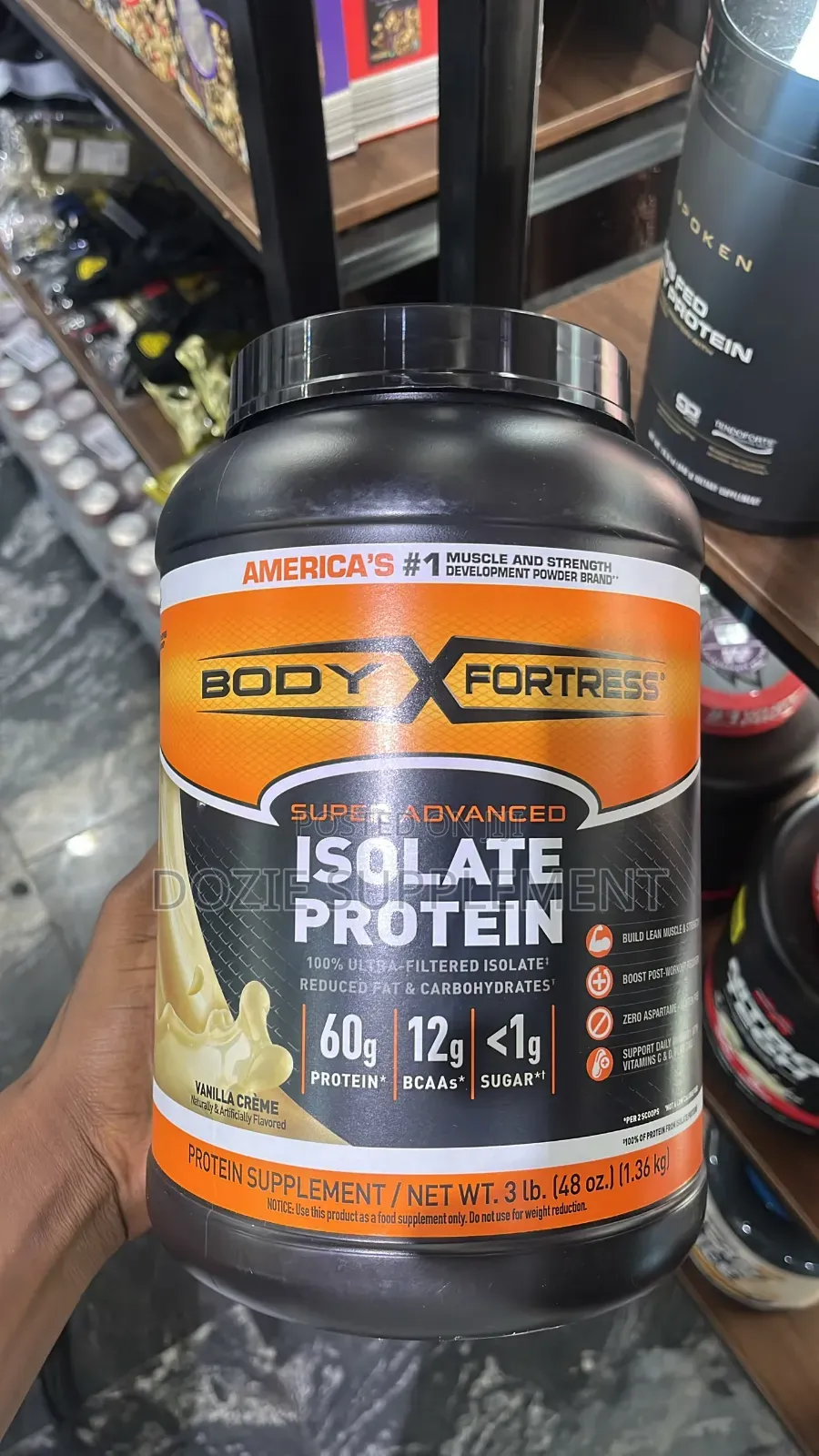 Body Fortress Isolate Protein 3lbs