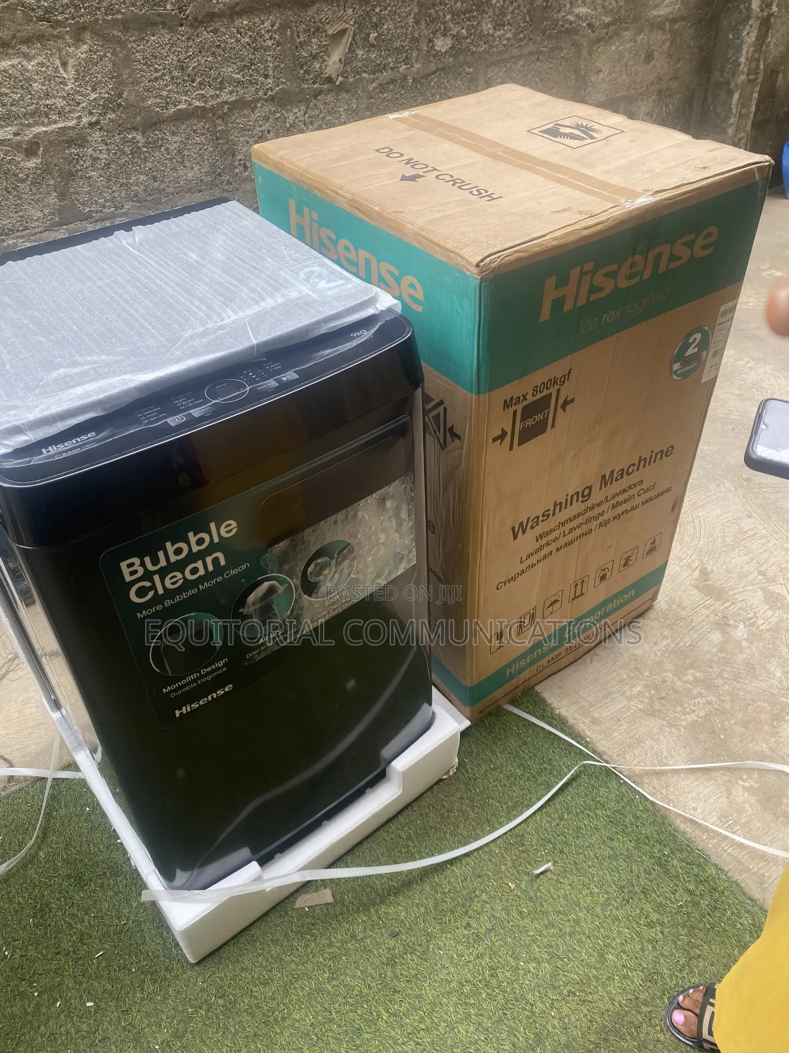 Hisense 9KG Automatic Washing Machine – WT3K9022UB