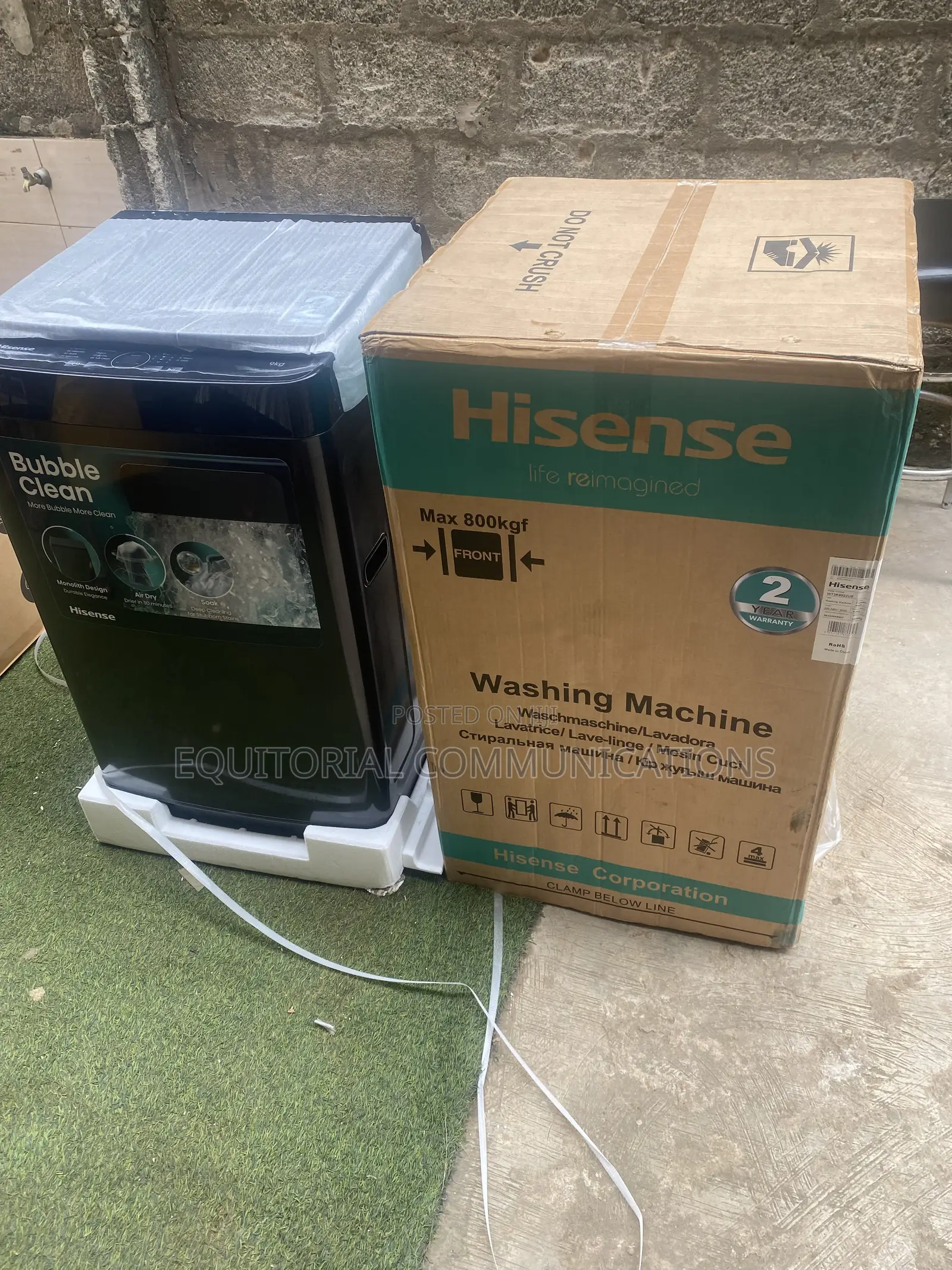 Hisense 9KG Smart and Convenient Top Load Automatic Washing Machine