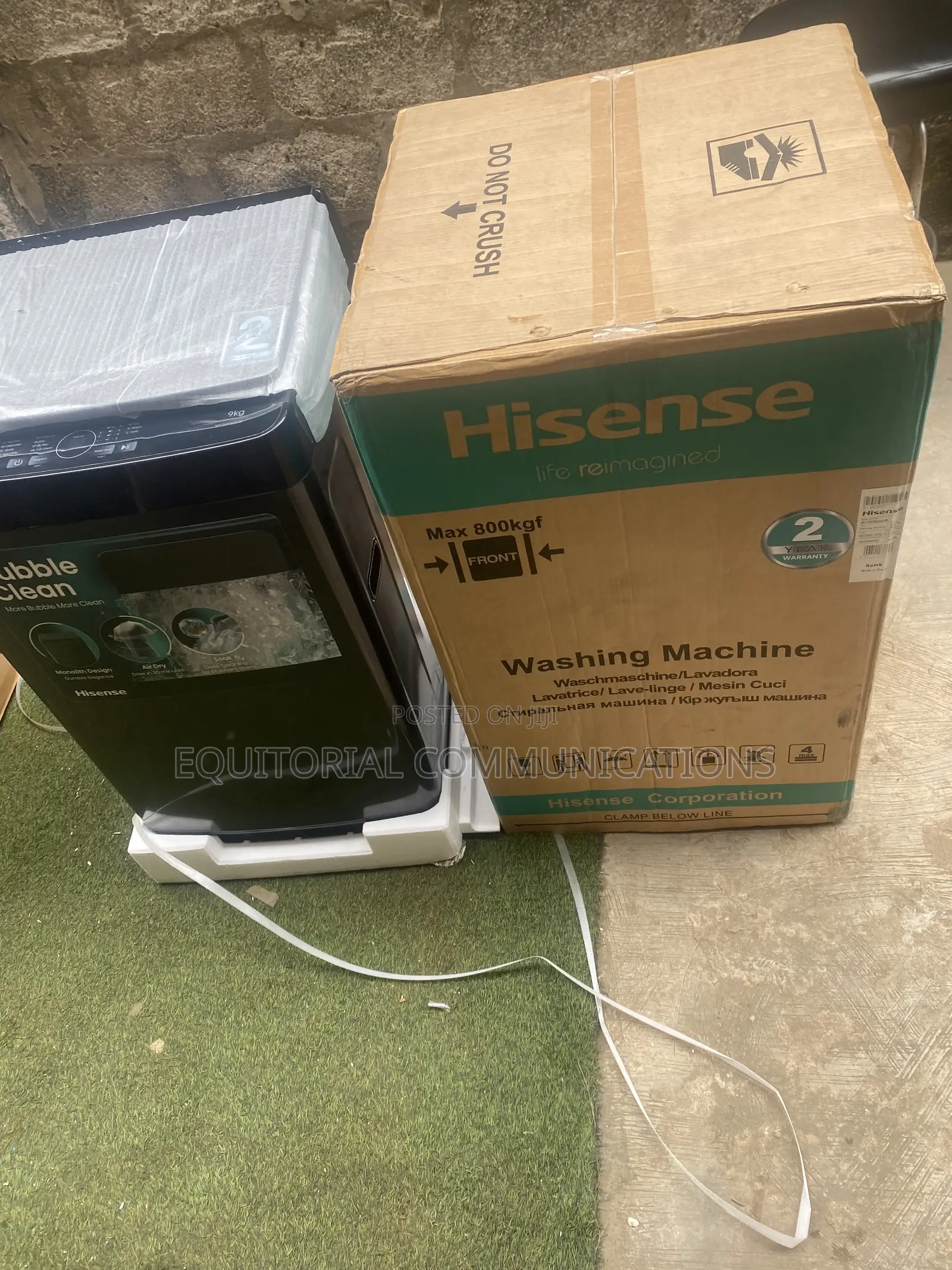 Hisense 9KG Automatic Top Load Washer With Large Laundry Capacity