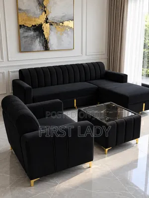 L Shape Sofa,with One Single Chair