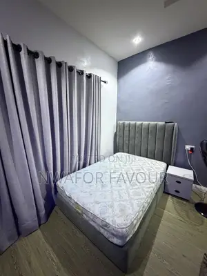 4 by 6 Semi Orthopedic Mattress, Bed Frame and Night Stand