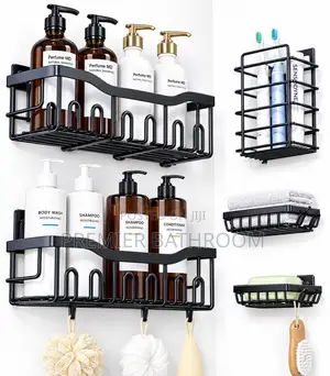 Bathroom Set Accessories Black