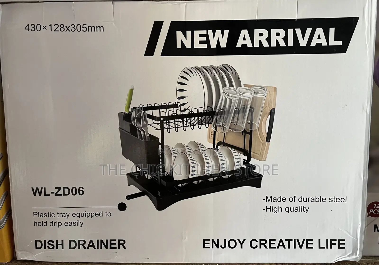 2 Layers Luxury Dish Rack Water Drainer