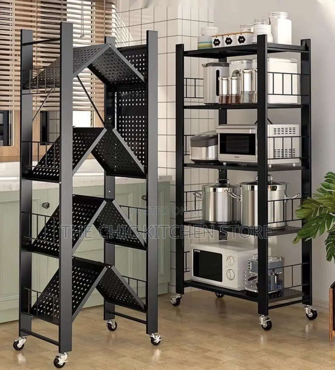 5 Layers Foldable Kitchen Organizer / Kitchen Rack
