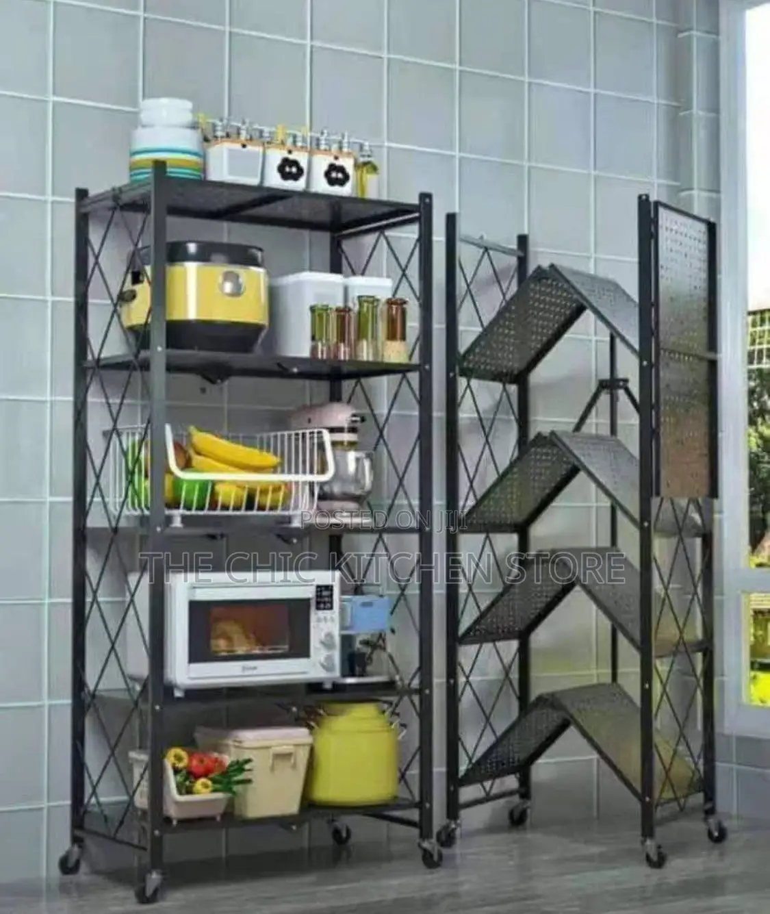 5 Layers Foldable Kitchen Organizer / Kitchen Rack