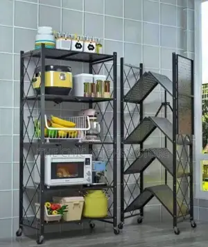 5 Layers Foldable Kitchen Organizer / Kitchen Rack