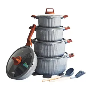 5-Piece High-Quality Nonstick Cookware Set – Kitchen Cooking Pots