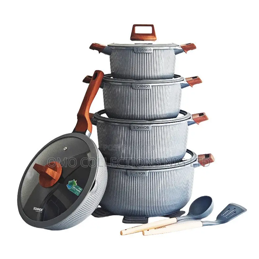 5-Piece High-Quality Nonstick Cookware Set – Kitchen Cooking Pots
