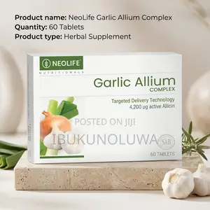 Garlic Allium Complex 60 Tablets – Natural Wellness Supplement