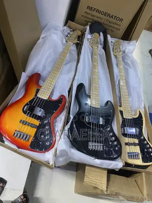 5-String Active Jazz Bass Electric Guitars.
