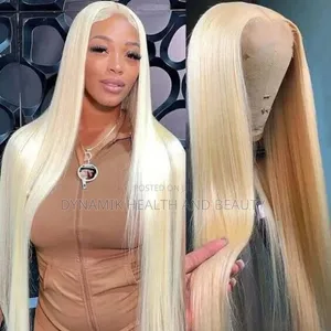 Blonde Straight Lace Front Human Hair Wig – Luxury Lace Front Wig