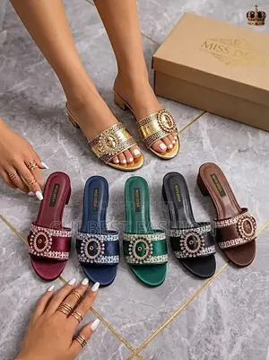 Azura Slippers Heels for Ladies and Women