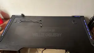 Large Gaming Desk / Computer Table – LED RGB Gaming Table