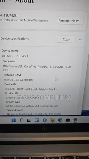 Laptop HP ZBook Firefly G8 16GB Intel Core i7 SSD 512GB