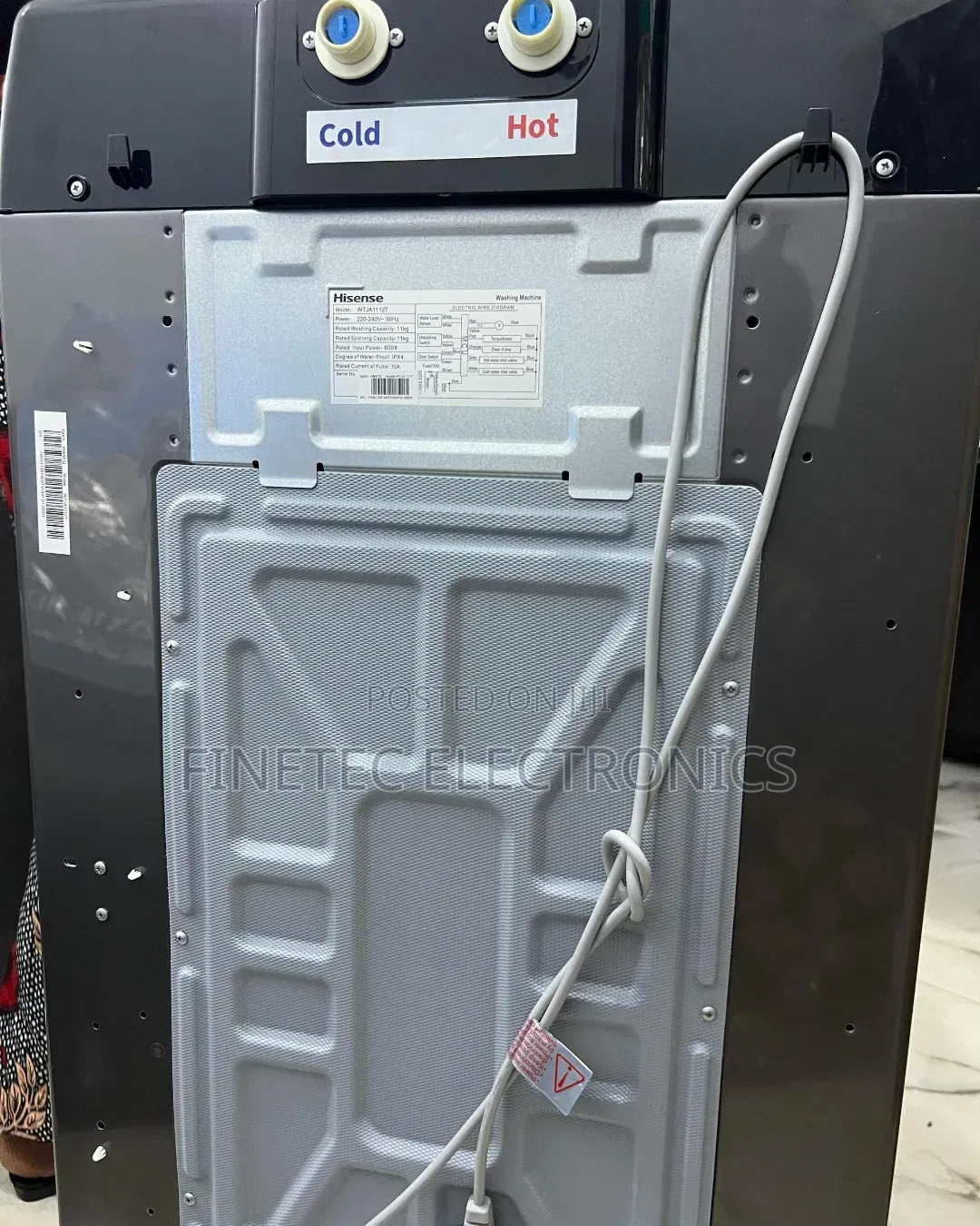 Hisense Automatic Washing Machine, Top Load 11KG