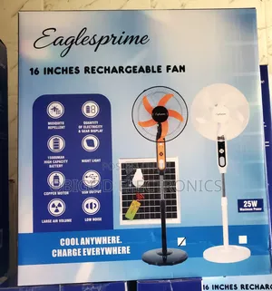 Solar Fan Rechargeable