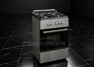 MAXI 60x60 4-Burner Gas Cooker With Oven,Grill Spacious Cooking Design