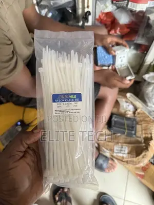 High Quality Nylon Cable Ties (200mm X 4.8mm) - Black & White