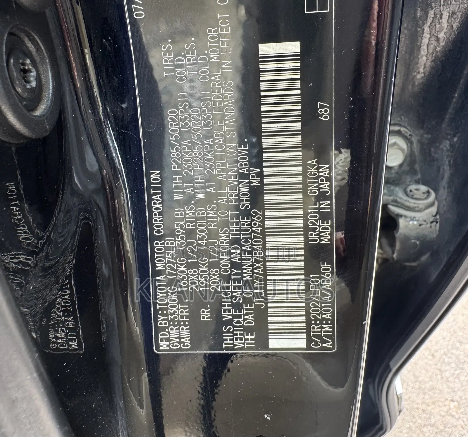 Lexus LX 570 2012 Black