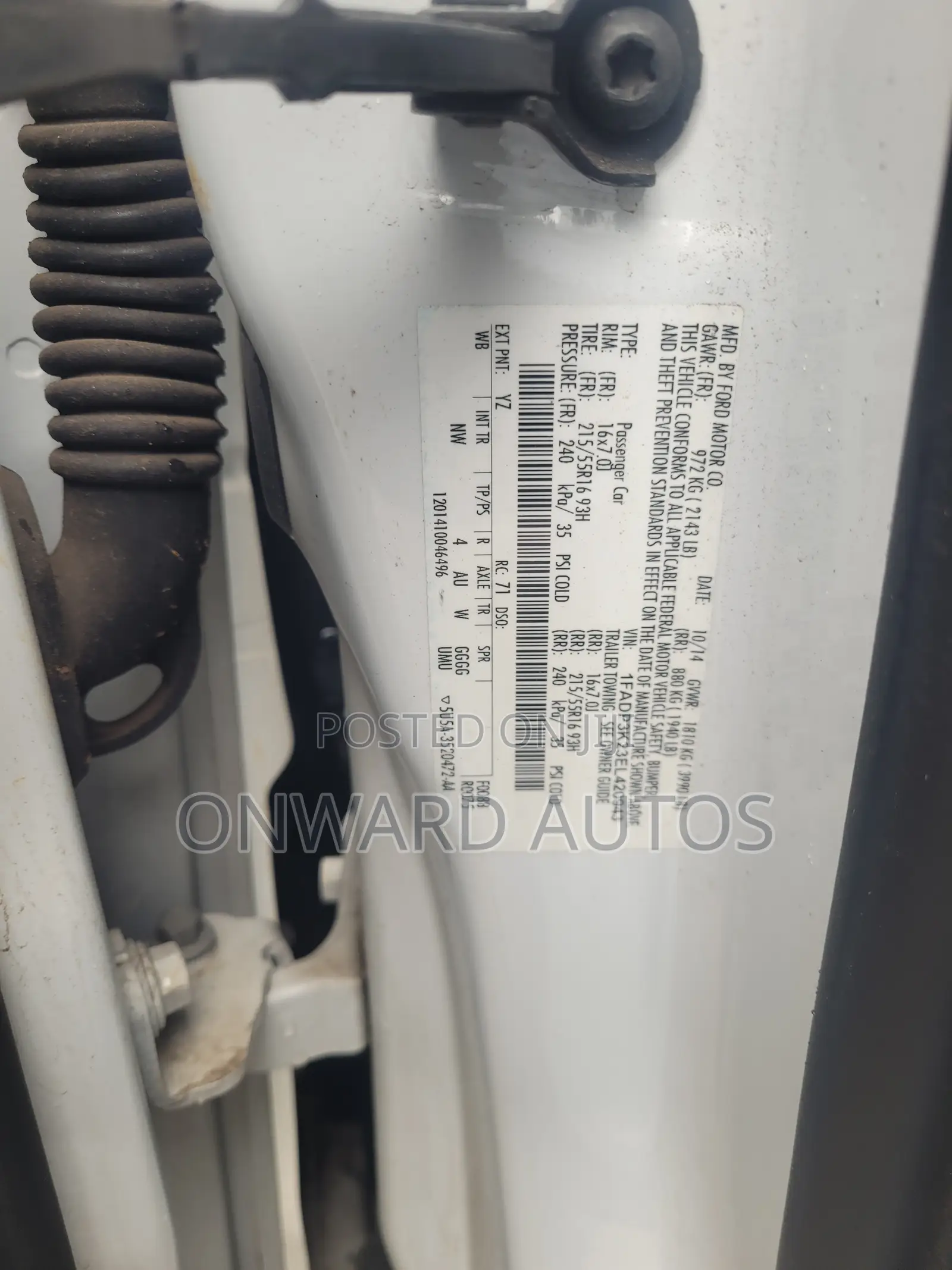 Ford Focus 2015 White
