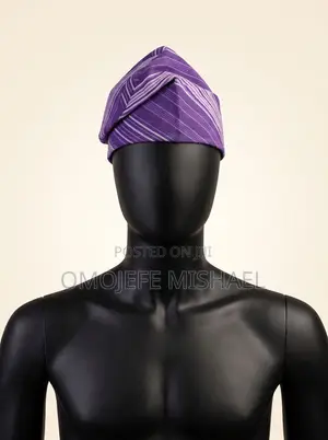 Premium Handcrafted Traditional Aso-Oke Fila Cap