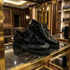 Black Premium Leather Shoes