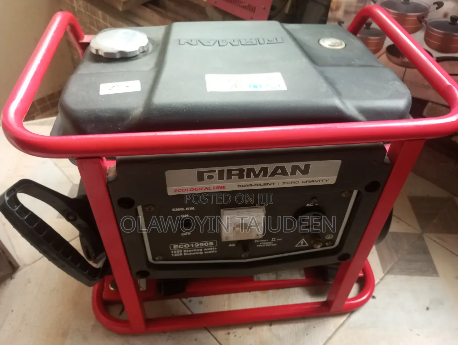 FIRMAN Generator -Lightly Used | Neat| Great Condition