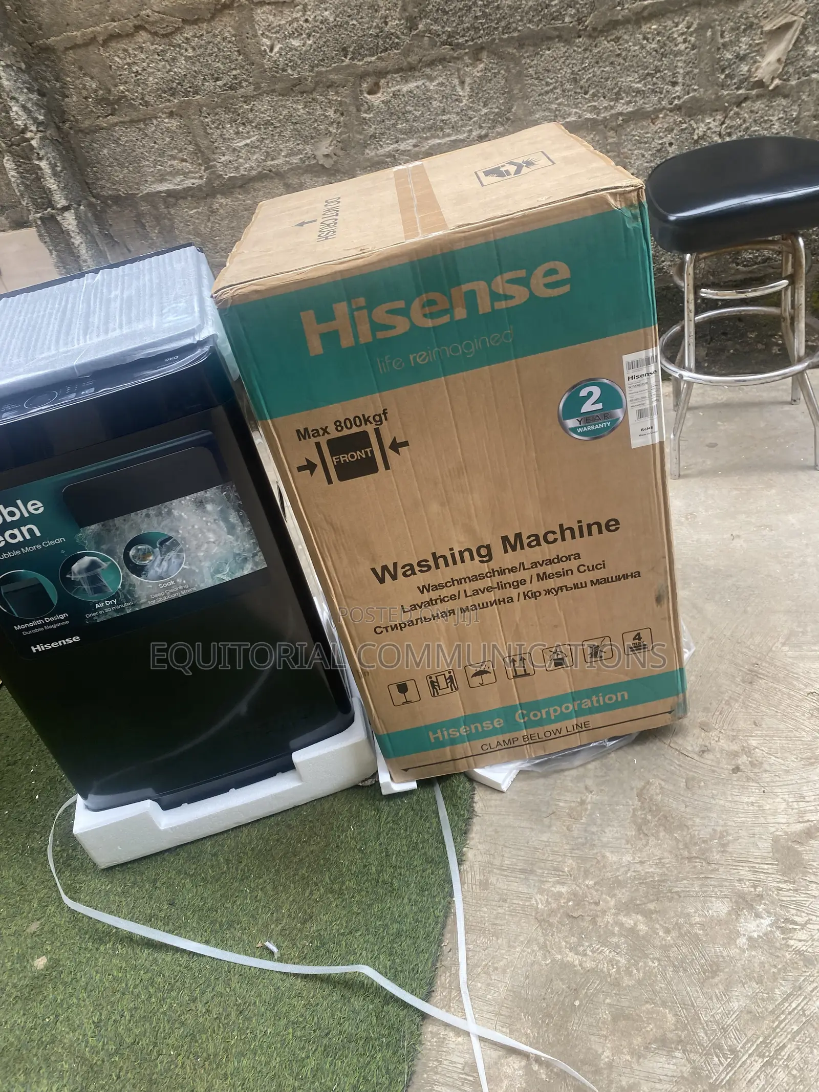 Hisense 9KG Automatic Washing Machine for Large Loads