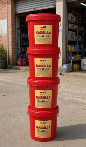 20-Liter Pails of TotalEnergies Kassilla GMP 150 Industrial Gear Oil.