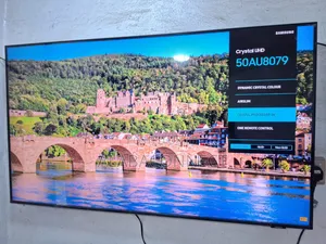 Slim 50" Samsung CrystalUHD HDR+ Smart TV