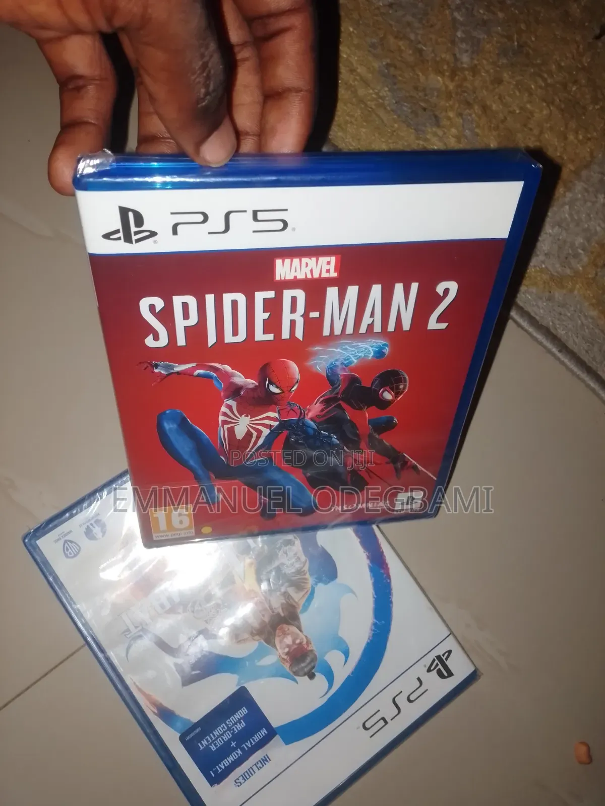 Spider Man 2 PS5 Marvel Game Disk