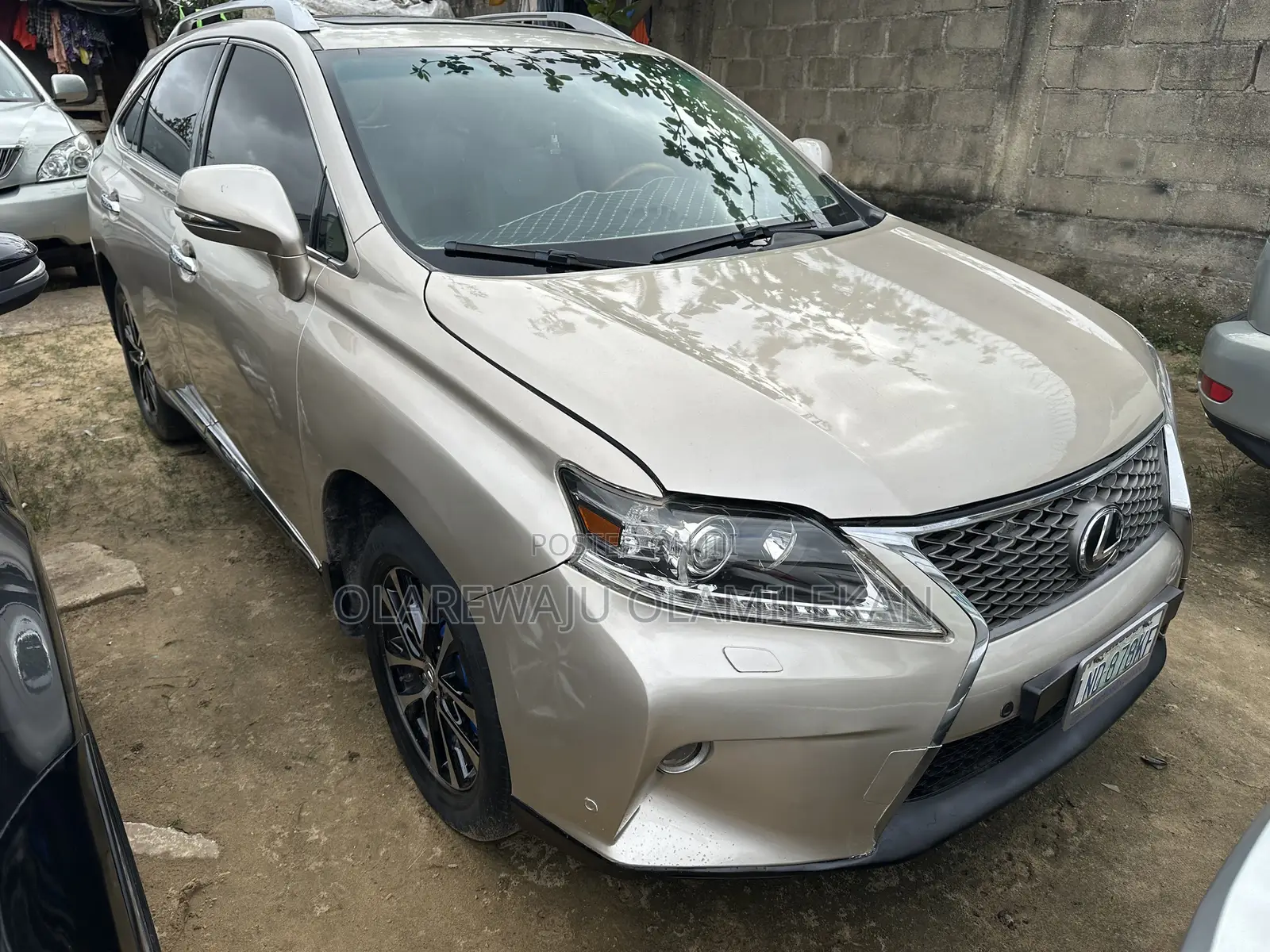 Lexus RX 2011 Gold