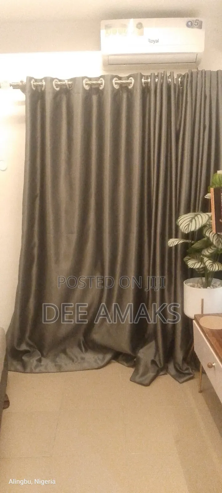 Curtain With Poles