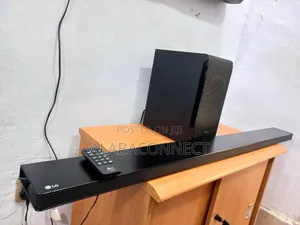4.1ch LG Soundbar SJ8 With Its Wireless Subwoofer
