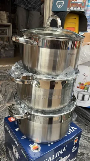 Sent of 3pices Quality Stainless Steel Pot