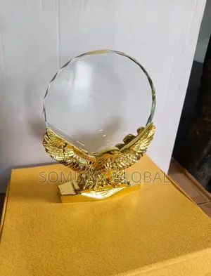 Eagle Golden, Glass Plaque