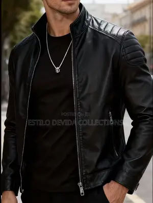 Styled Causal Leather Jacket